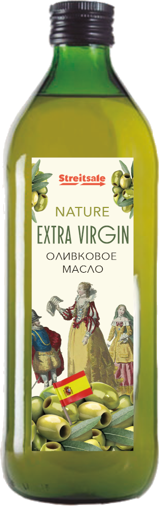 Extra Virgin Olive Oil in a 1L glass bottle