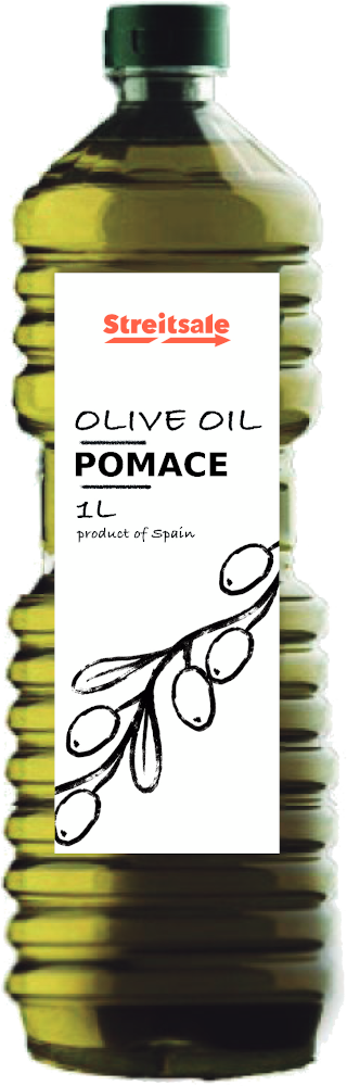 Pomace Olive-Pomace Oil in a 1L plastic bottle