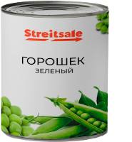 PREMIUM green peas, 400g