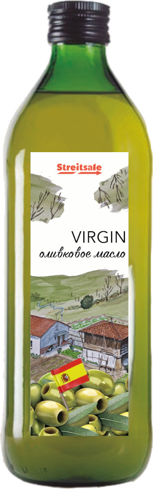 Virgin Olive Oil in a 1L glass bottle